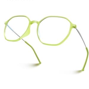 Blue Light Blocking Glasses Frame Anti Glare Eye Protection Green Eyeglasses